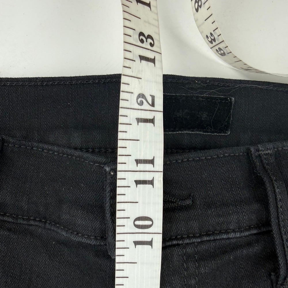 Mother The Hustler Ankle Fray Jeans Womens 29 Black Excellent Not Guilty - Picture 4 of 9